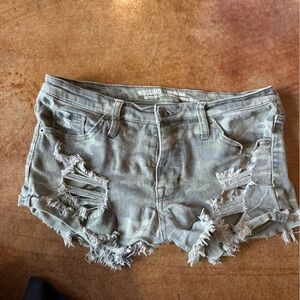 Mossimo Supply Co. Women's Ripped camo Jean Shorts